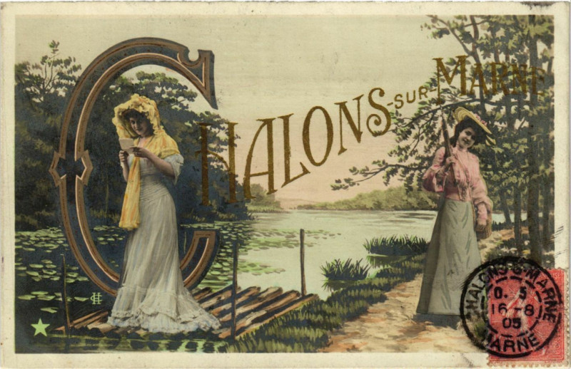 Carte postale ancienne Chalons-sur-Marne