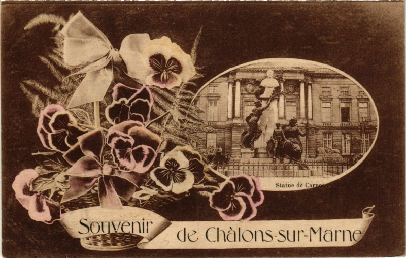 Carte postale ancienne Souvenir de Chalons-sur-Marne