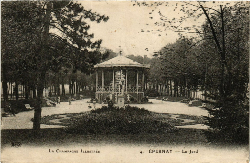 Carte postale ancienne La Campagne Illustré - Epernay - Le Jard à Épernay