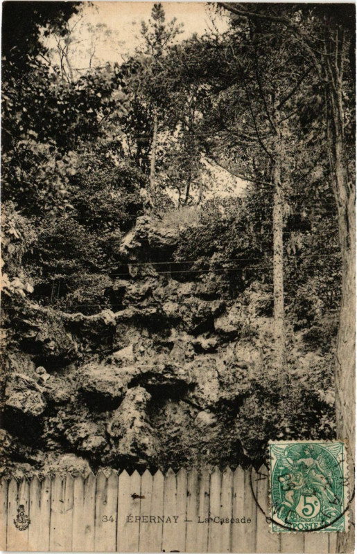 Carte postale ancienne Epernay - La Cascade à Épernay