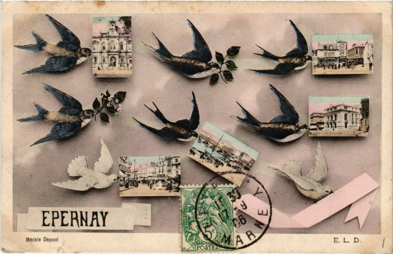 Carte postale ancienne Epernay à Épernay