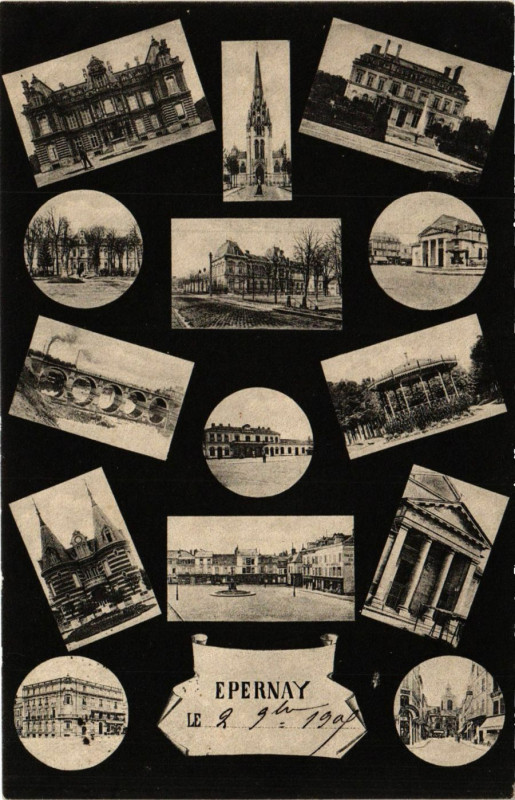 Carte postale ancienne Epernay à Épernay