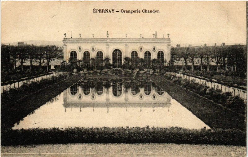 Carte postale ancienne Epernay - Orangerie Chandon à Épernay