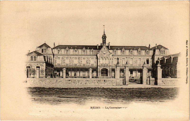 Carte postale ancienne Reims - La Convalencence à Reims