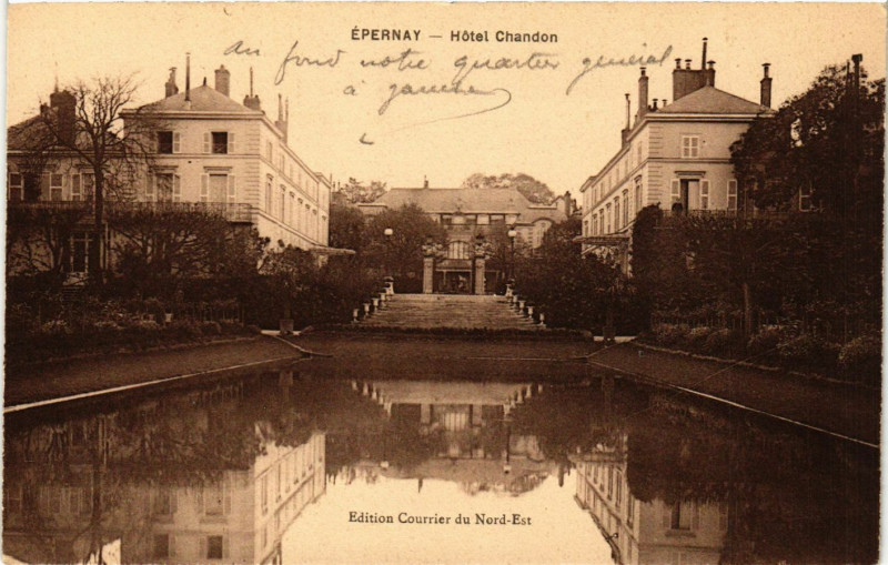 Carte postale ancienne Epernay - Hotel Chandon à Épernay