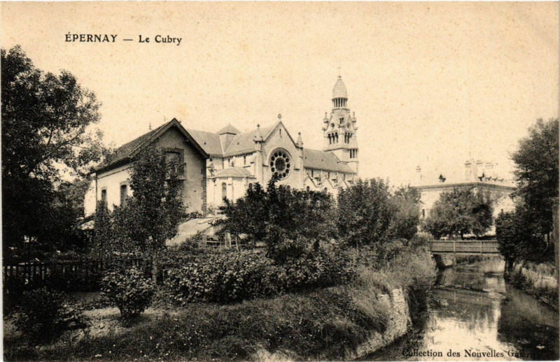 Carte postale ancienne Epernay - Le Cubry à Épernay