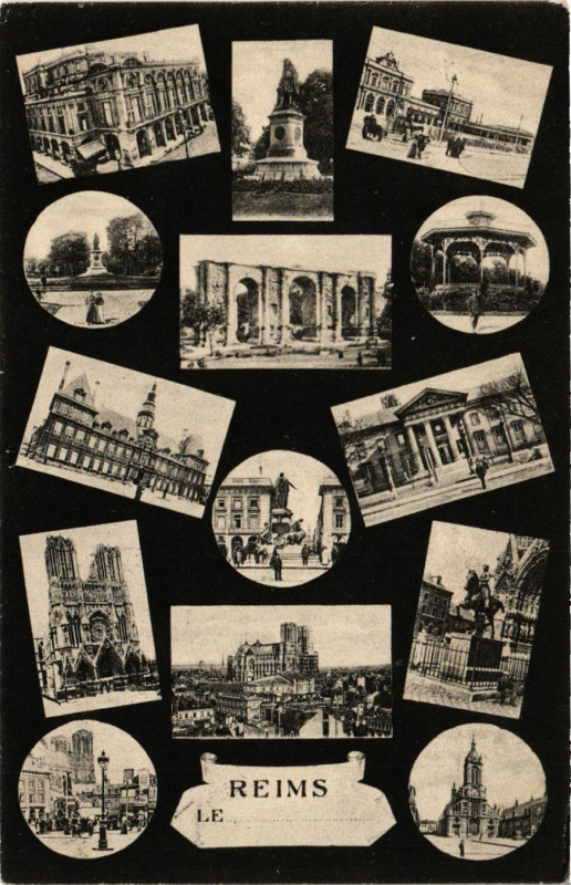 Carte postale ancienne Reims à Reims