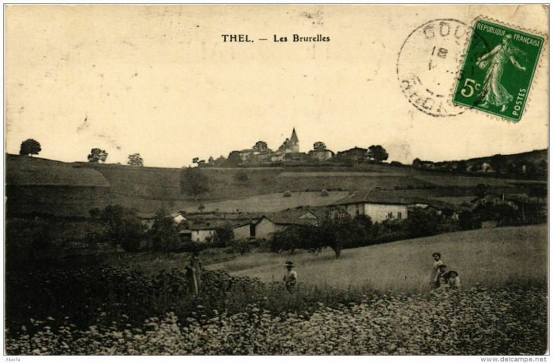 Carte postale ancienne Thel Les Brurelles