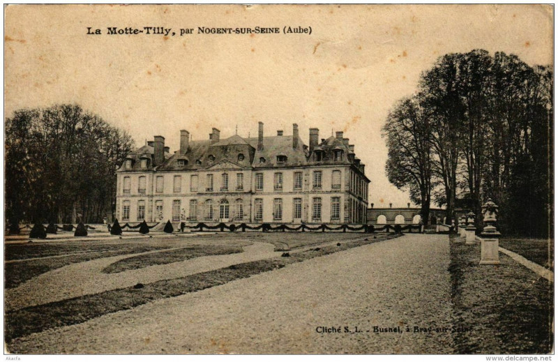 Carte postale ancienne La Motte-Tilly par Nogent-sur-Seine à Nogent-sur-Seine