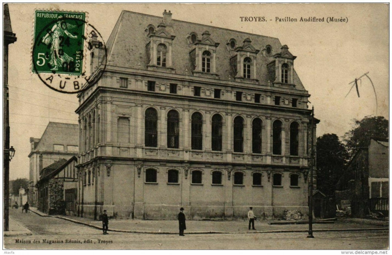 Carte postale ancienne Troyes Pavillon Audiffred à Troyes