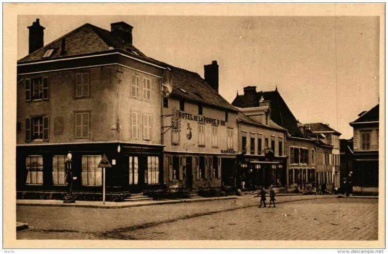 Carte postale ancienne Arcis-sur-Aube Rue de la Cité à Arcis-sur-Aube