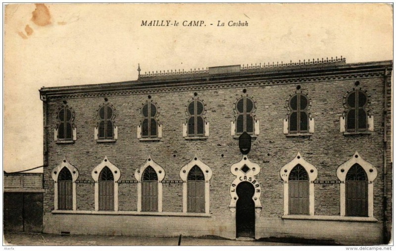 Carte postale ancienne Mailly-le-Camp La Casbah à Mailly-le-Camp