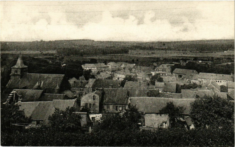 Carte postale ancienne Floing - Vue générale à Floing