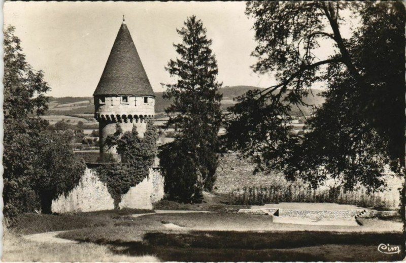 Carte postale ancienne Cluny Theatre de Verdure à Cluny