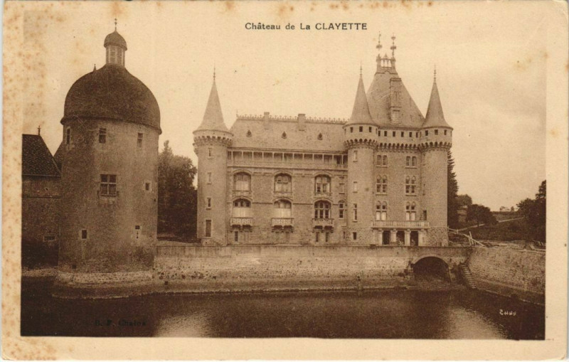 Carte postale ancienne La Clayette Chateau de la Clayette à La Clayette