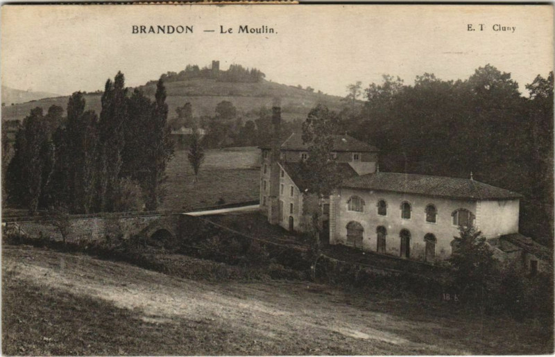 Carte postale ancienne Brandon Le Moulin