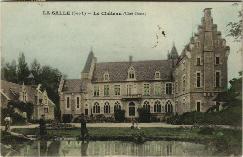 Carte postale ancienne La Salle Le Chateau à La Salle