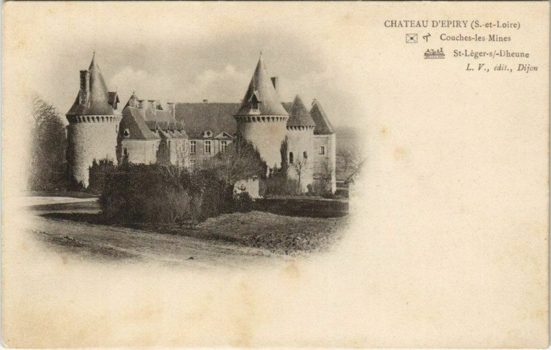 Carte postale ancienne Chateau d'Epiry