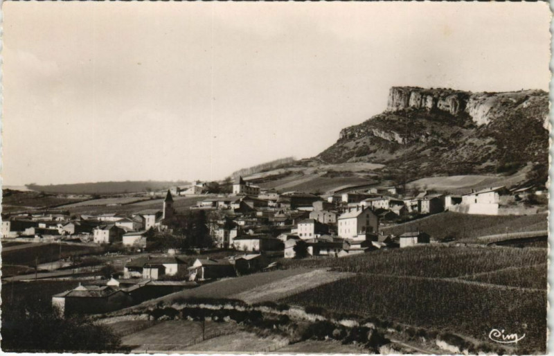 Carte postale ancienne Solutre-Pouilly Vue Generale