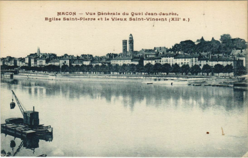 Carte postale ancienne Macon Vue Generale