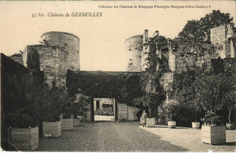 Carte postale ancienne Chateau de Germolles