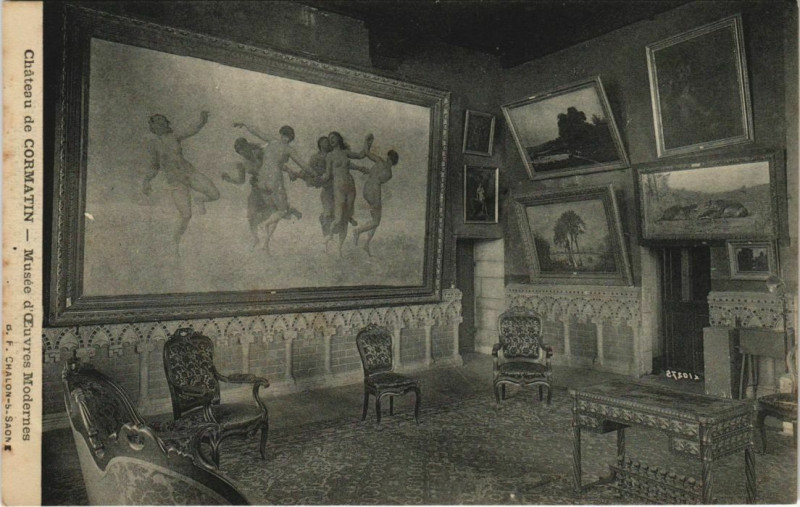 Carte postale ancienne Cormatin Chateau de Cormatin - Musee d'Oeuvres Modernes à Cormatin