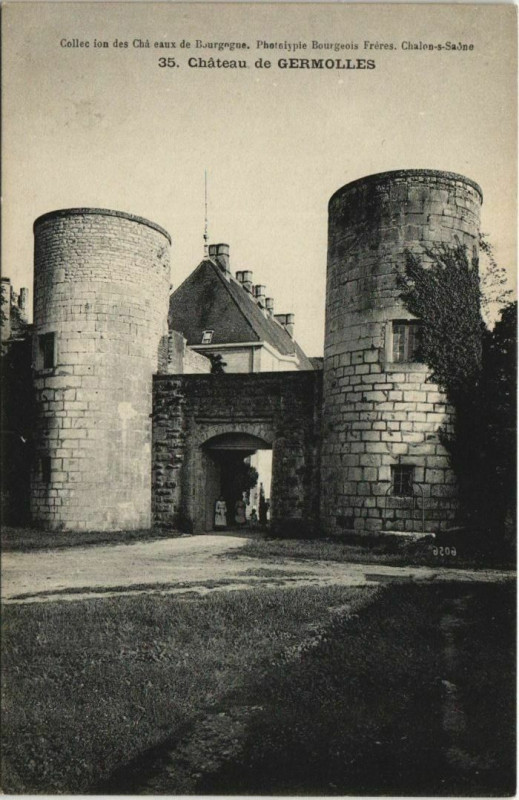 Carte postale ancienne Chateau de Germolles