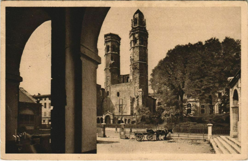Carte postale ancienne Macon Restes de l'Ancienne Cathedrale Saint-Vincent