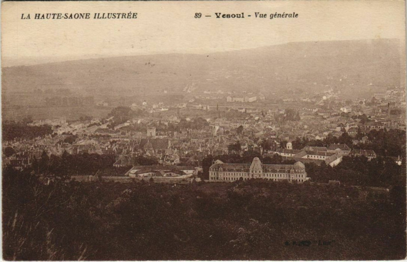 Carte postale ancienne Vesoul Vue Generale