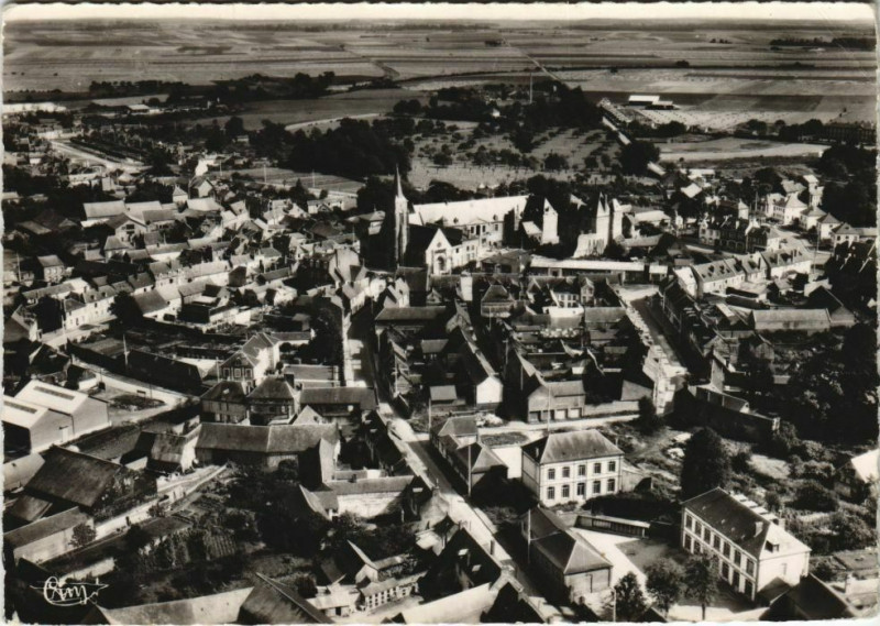 Carte postale ancienne Creveceur-le-Grand Vue generale