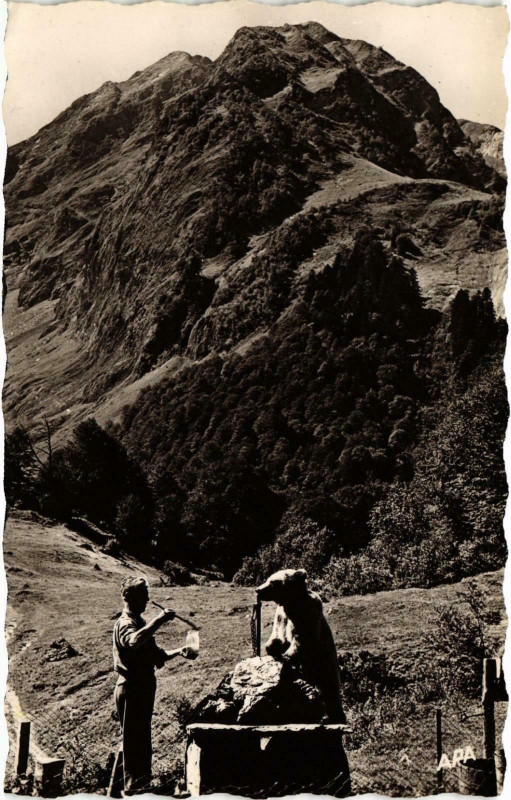 Carte postale ancienne Le Venasque a l'Hospice Ariege