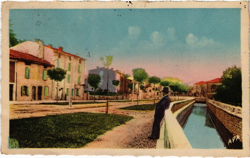 Carte postale ancienne Pamiers Boulevard de Loumet Ariege à Pamiers