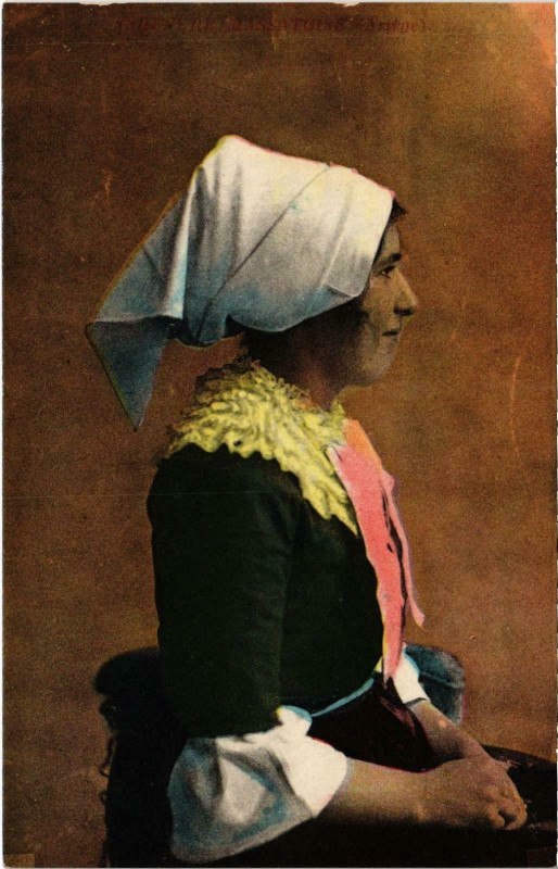 Carte postale ancienne Jeune Filles Ariege