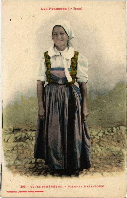 Carte postale ancienne Types Pyrénéens Ariege