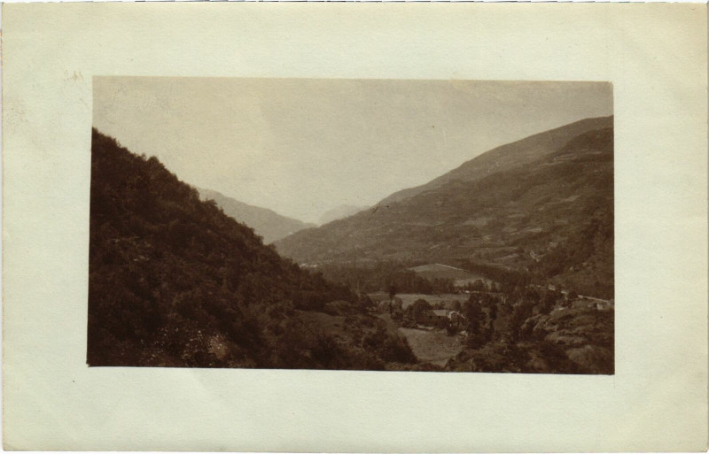 Carte postale ancienne Vue panoramique Ariege
