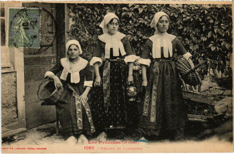 Carte postale ancienne Groupe de Liadoures Ariege
