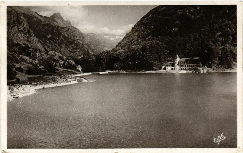Carte postale ancienne Pyrénées-Ocean - Ax-les-Thermes - Le Lac d'OrGEX à Ax-les-Thermes