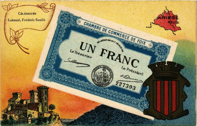 Carte postale ancienne Célébrités - Lakanal Frédéric Soulié