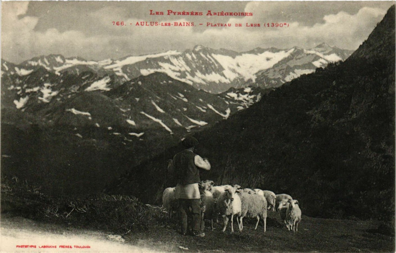 Carte postale ancienne Les Pyrénées Ariegeoises-Aulus-les-Bains - Plateau de Lars à Aulus-les-Bains