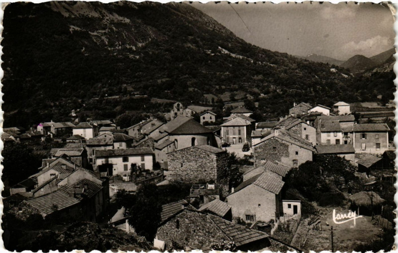 Carte postale ancienne Arignac (Ariege) - Vue générale à Arignac