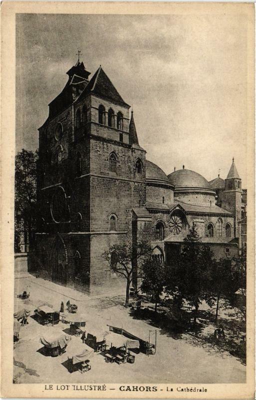 Carte postale ancienne Cahors La Cathédrale à Cahors