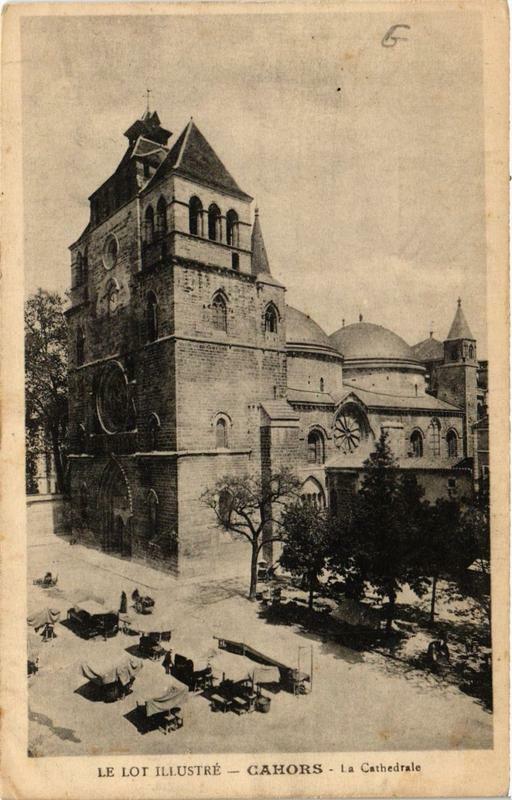Carte postale ancienne Cahors La Cathédrale à Cahors