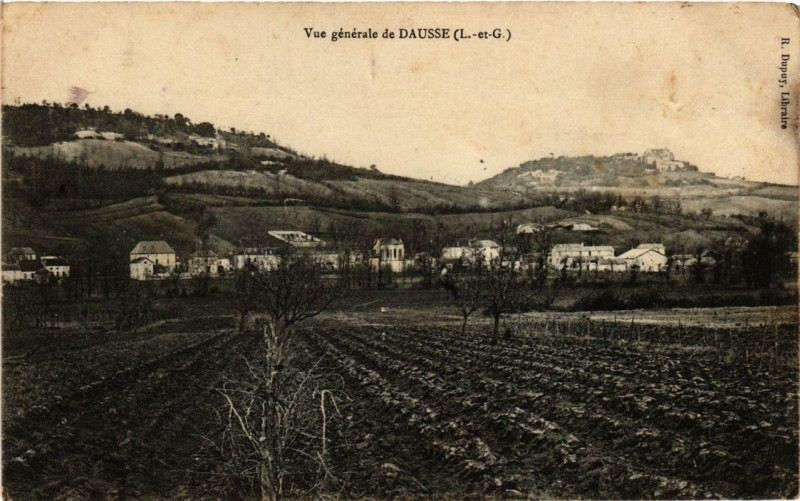 Carte postale ancienne Vue générale de Dausse