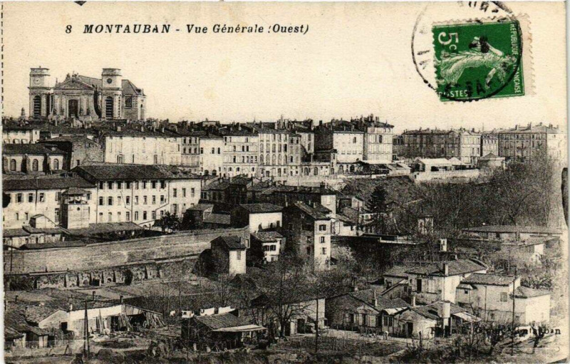 Carte postale ancienne Montauban Vue générale