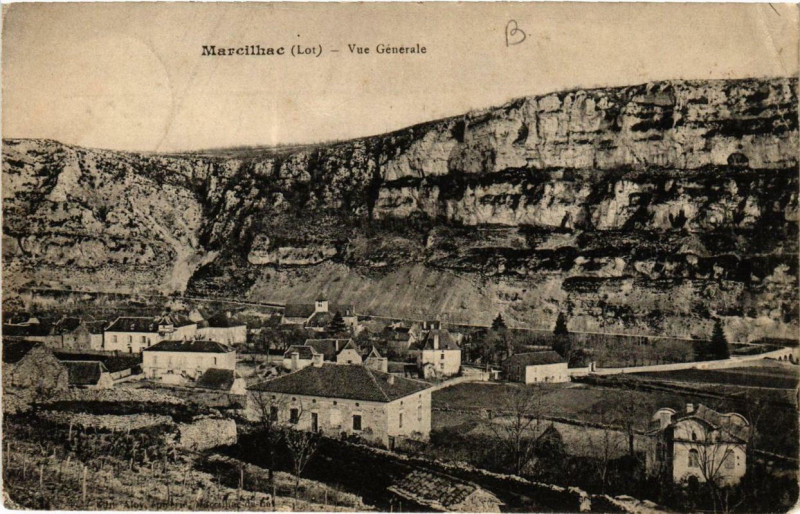 Carte postale ancienne Marcilhac Vue générale