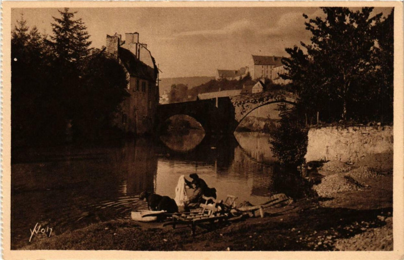 Carte postale ancienne Gorges du Tarn Mende Pont N.-D.