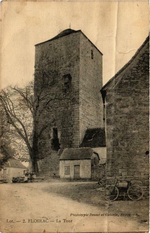 Carte postale ancienne Floirac La Tour à Floirac