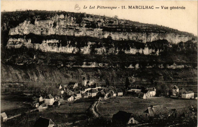 Carte postale ancienne Marcilhac Vue générale