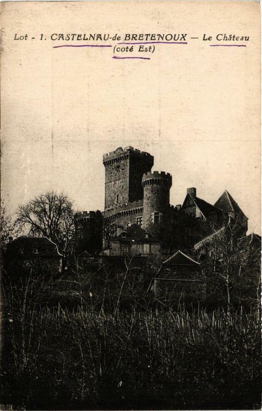 Carte postale ancienne Castelnau-de-Bretenoux Le Chateau à Bretenoux