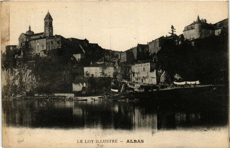 Carte postale ancienne Albas à Albas